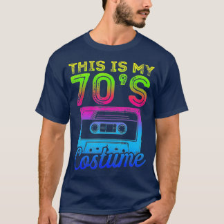 This Is My 70s Costume 70's Party 1970s Halloween  T-Shirt