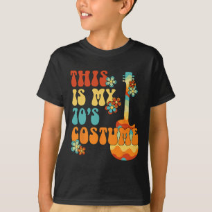 This is My 70s Costume Funny Groovy Peace Hallowee T-Shirt