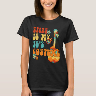 This is My 70s Costume Funny Groovy Peace Hallowee T-Shirt
