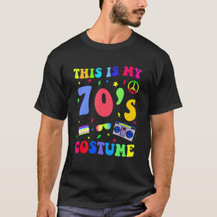 This is My 70s Costume Groovy Hippie Peace Hallow T-Shirt