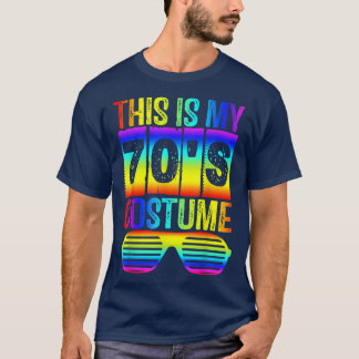 This Is My 70s Costume Happy Halloween Men Teen Bo T-Shirt