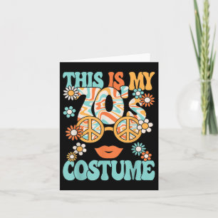 This Is My 70s Costume Women 1970s Party 70s Outfi Card