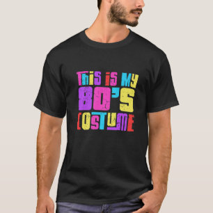This Is My 80S Costume For Boombox Lover Musician T-Shirt