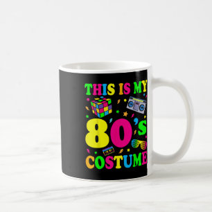 This Is My 80s Costume Outfit Gifts Eighties Retro Coffee Mug