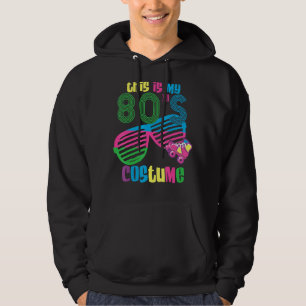 This Is My 80s Costume Vintage Retro Vaporware Hoodie