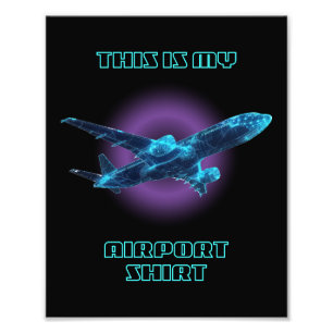 This is My Airport Shirt Family Travel Photo Print