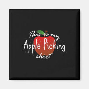 This is my apple picking  Fun fall harvest  Magnet