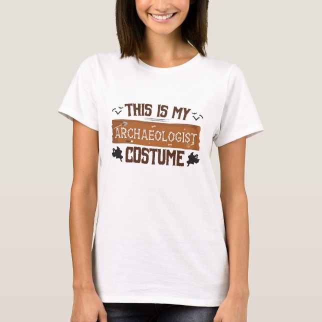 This Is My Archaeologist Costume Halloween T-Shirt (Front)