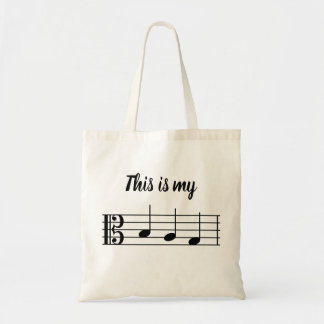 This is my B-A-G alto clef Tote Bag