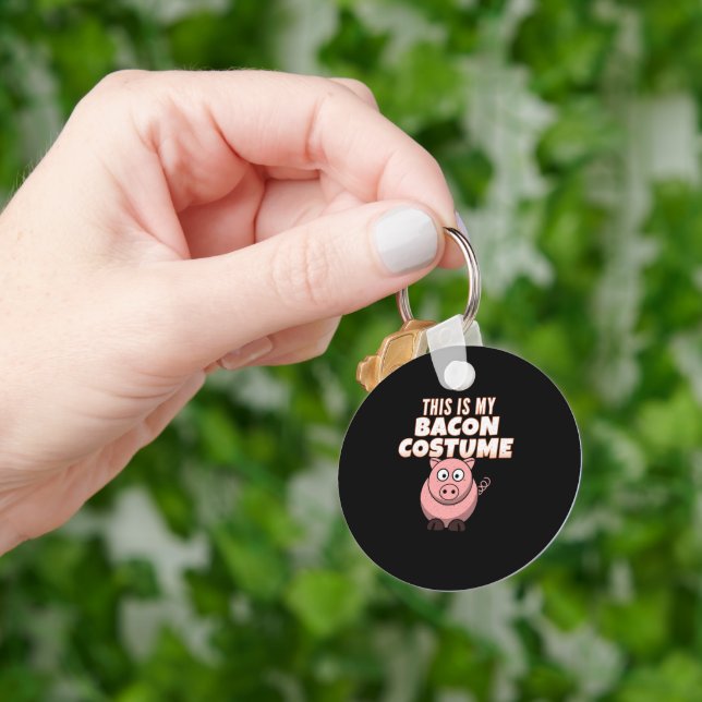 This is my Bacon Costume Pig Keychain (Hand)
