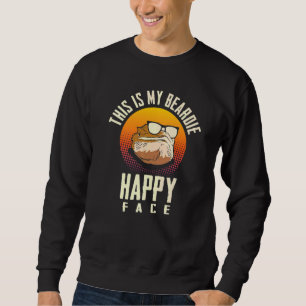 This Is My Beardie Happy Face Bearded Dragon Repti Sweatshirt