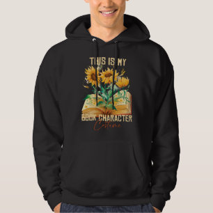 This Is My Book Character Costume  Reading Quote   Hoodie