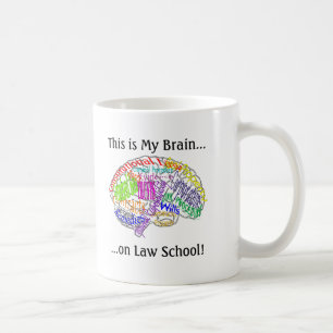 This is my brain...Law School Coffee Mug