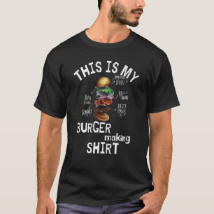 This Is My Burger Hamburger Cheeseburger Ingredi T-Shirt