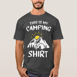 This Is My Camping Camper Funny Camping retro T-Shirt