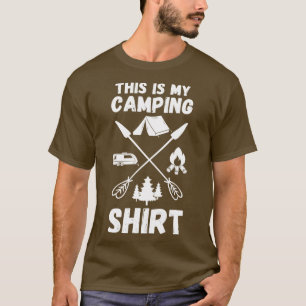 This Is My Camping  Camping Trailer Camper Van T-Shirt