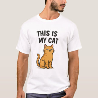 This is My Cat – Funny Cat Lover T-shirt