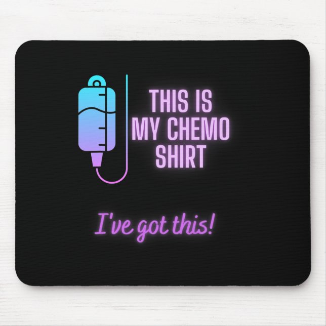 This Is My Chemo - Blood Cancer Chemotherapy  Mouse Pad (Front)