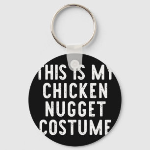 This Is My Chicken Nugget Costume Halloween Simple Keychain