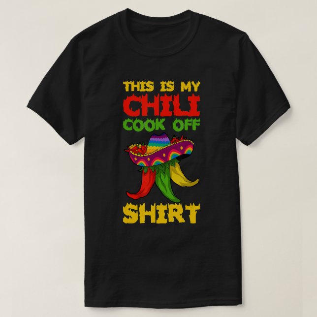 This Is My Chili Cook Off T-Shirt (Design Front)