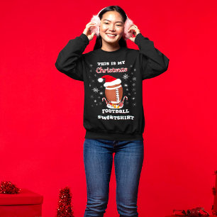 This is My Christmas Football Shirt With Snacks