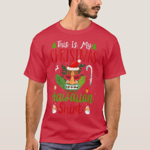 This Is My Christmas Hawaiian Snow Pajama Buffalo  T-Shirt