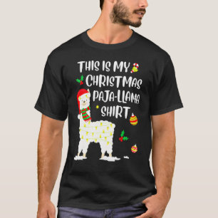 This Is My Christmas Llama Pajama Pyjama Top Chris