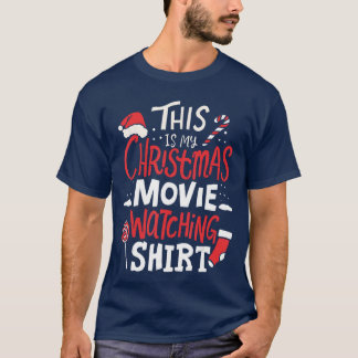 This Is My Christmas Movie Watching vintage T-Shirt