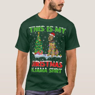 This Is My Christmas Pajama Airedale Terrier Chri T-Shirt
