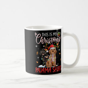 This Is My Christmas Pajama Apoo Christmas Lights  Coffee Mug