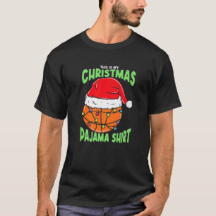 This Is My Christmas Pajama Basketball Player Coac T-Shirt