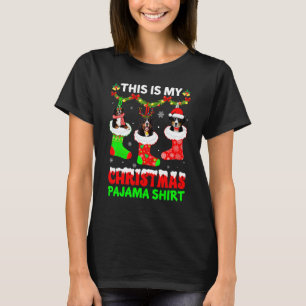 This Is My Christmas Pajama Bernese Mountain Dog P T-Shirt