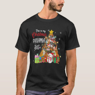 This Is My Christmas Pajama Boxer Dog Lover T-Shirt