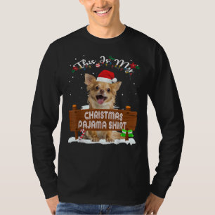 This Is My Christmas Pajama Chihuahua Dog Mom Dad T-Shirt