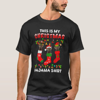This Is My Christmas Pajama Dane Dog Lover T-Shirt