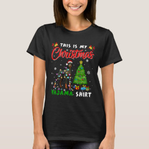 This Is My Christmas Pajama Doberman 109 T-Shirt