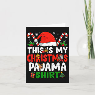 This Is My Christmas Pajama Fun Christmas Card