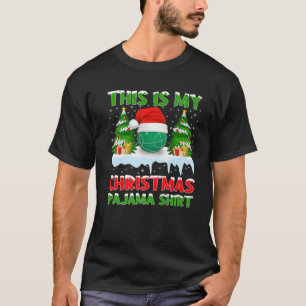 This Is My Christmas Pajama Funny Bocce Xmas T-Shirt