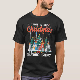 This Is My Christmas Pajama Funny Guitar Xmas T-Shirt