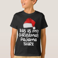 This is My Christmas Pajama Funny Matching Family 