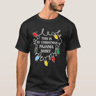 This Is My Christmas Pajama Funny Matching Pyjamas T-Shirt