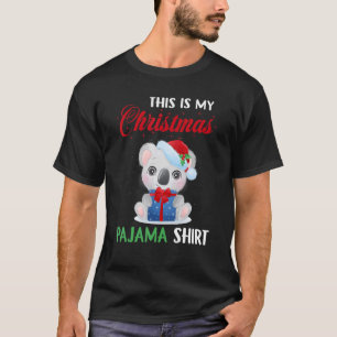 This Is My Christmas Pajama Koala T-Shirt