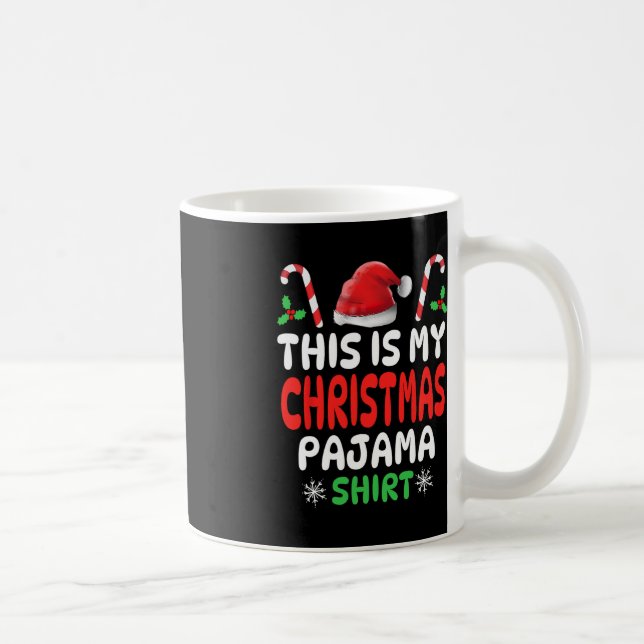 This Is My Christmas Pajama Men Women Kids Boys Gi Coffee Mug (Right)