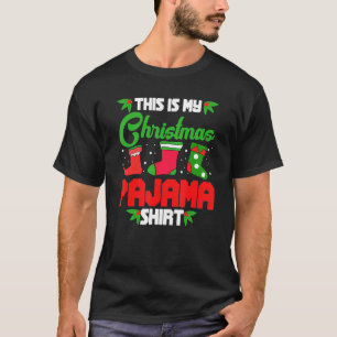 This Is My Christmas Pajama Merry Christmas T-Shirt