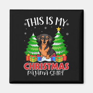 This Is My Christmas Pajama Miniature Pinscher Dog Magnet