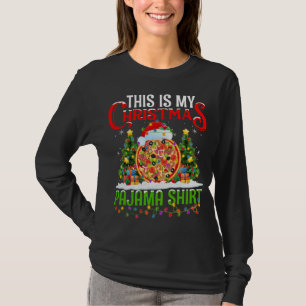 This Is My Christmas Pajama Pizza Fast Food Christ T-Shirt