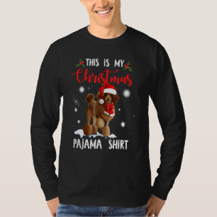 This Is My Christmas Pajama Poodle T-Shirt
