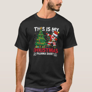 This Is My Christmas Pajama Santa Hat Xmas PJ cost T-Shirt