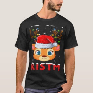 This Is My Christmas Pajama  Santa Reindeer Xmas T-Shirt