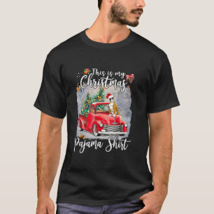 This Is My Christmas Pajama Shirt Boxer Dog Xmas L